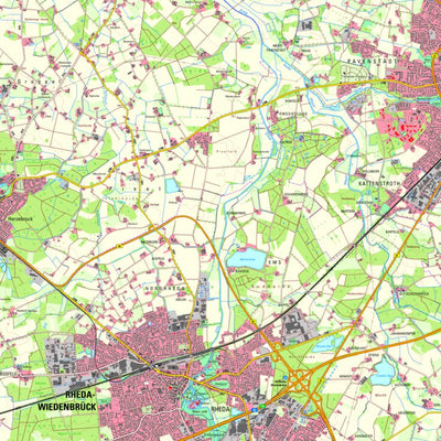 Bezirksregierung Köln Rheda-Wiedenbrück 2 (1:25,000) digital map