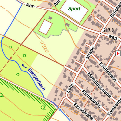 Bezirksregierung Köln Rheinbach 1 (1:10,000) digital map