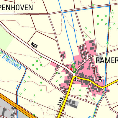 Bezirksregierung Köln Rheinbach (1:25,000) digital map