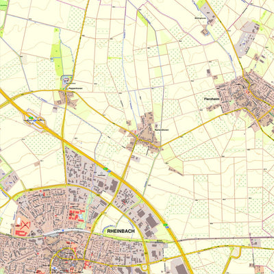 Bezirksregierung Köln Rheinbach 3 (1:10,000) digital map
