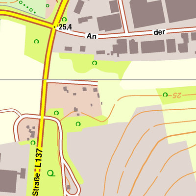 Bezirksregierung Köln Rheinberg 1 (1:10,000) digital map