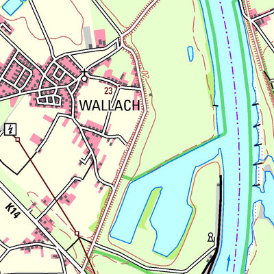 Bezirksregierung Köln Rheinberg (1:50,000) digital map