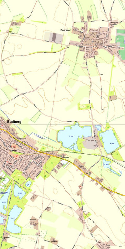 Bezirksregierung Köln Rheinberg 5 (1:10,000) digital map