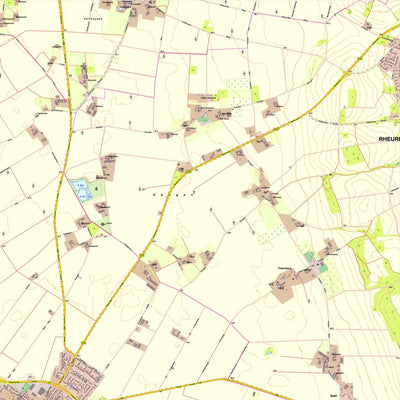 Bezirksregierung Köln Rheurdt 3 (1:10,000) digital map