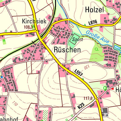 Bezirksregierung Köln Rödinghausen 1 (1:25,000) digital map