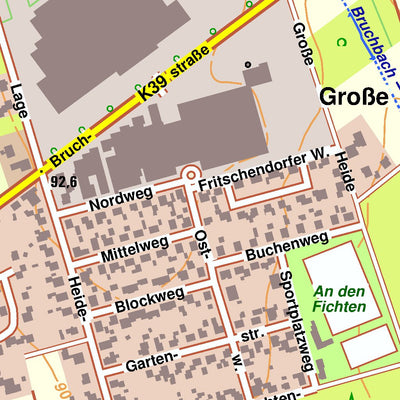 Bezirksregierung Köln Rödinghausen 3 (1:10,000) digital map