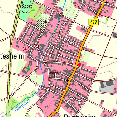 Bezirksregierung Köln Rommerskirchen (1:25,000) digital map