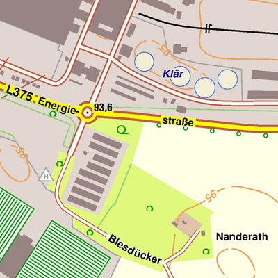 Bezirksregierung Köln Rommerskirchen 3 (1:10,000) digital map