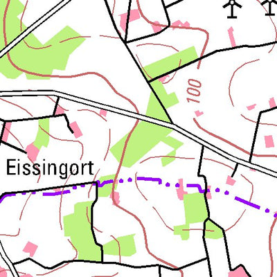 Bezirksregierung Köln Rosendahl (1:100,000) digital map