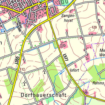 Bezirksregierung Köln Rosendahl (1:50,000) digital map