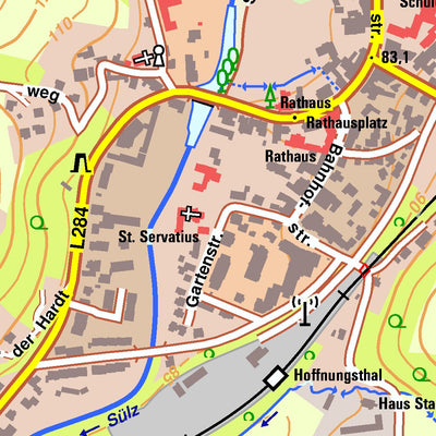 Bezirksregierung Köln Rösrath 1 (1:10,000) digital map
