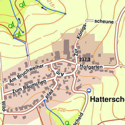 Bezirksregierung Köln Ruppichteroth 3 (1:10,000) digital map