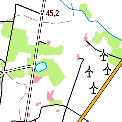 Bezirksregierung Köln Saerbeck (1:100,000) digital map