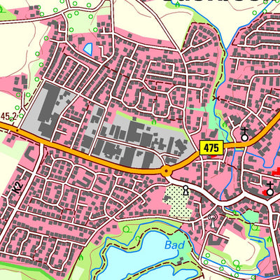 Bezirksregierung Köln Saerbeck (1:25,000) digital map