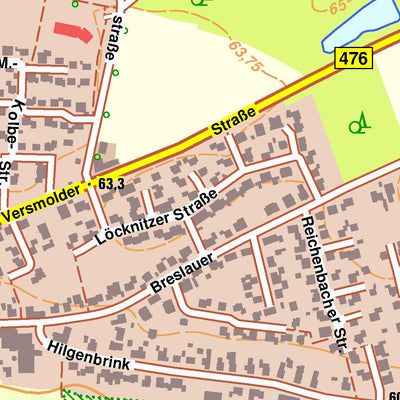 Bezirksregierung Köln Sassenberg 1 (1:10,000) digital map