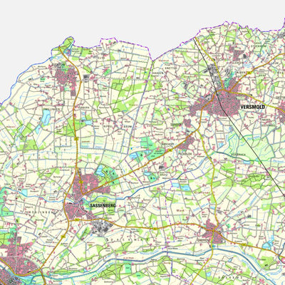 Bezirksregierung Köln Sassenberg (1:50,000) digital map