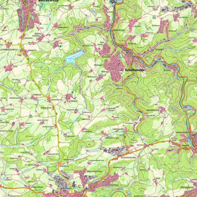 Bezirksregierung Köln Schalksmühle (1:25,000) digital map