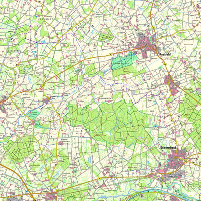 Bezirksregierung Köln Schermbeck (1:50,000) digital map