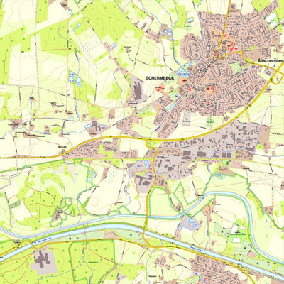 Bezirksregierung Köln Schermbeck 3 (1:10,000) digital map