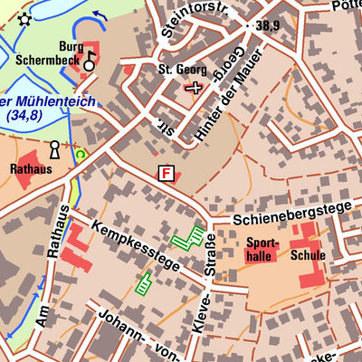 Bezirksregierung Köln Schermbeck 3 (1:10,000) digital map