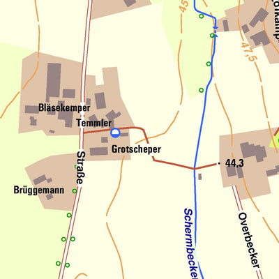 Bezirksregierung Köln Schermbeck 7 (1:10,000) digital map