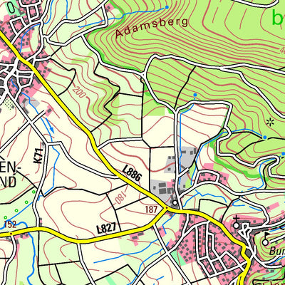 Bezirksregierung Köln Schieder-Schwalenberg (1:50,000) digital map