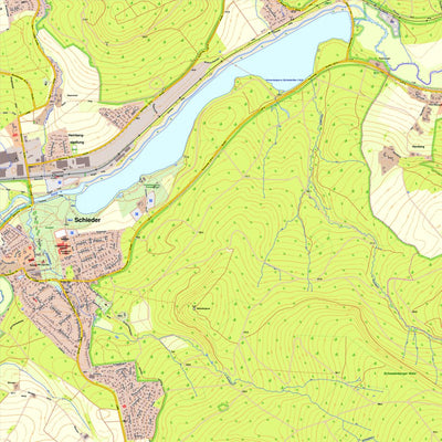Bezirksregierung Köln Schieder-Schwalenberg 3 (1:10,000) digital map
