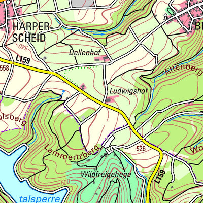 Bezirksregierung Köln Schleiden (1:50,000) digital map