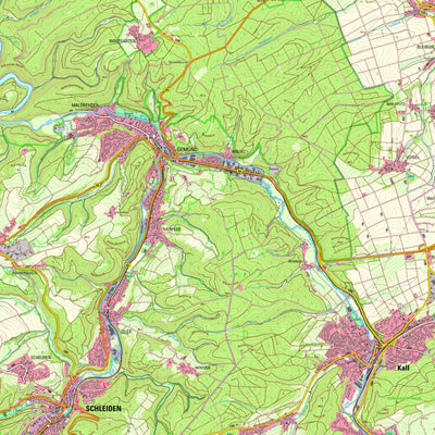Bezirksregierung Köln Schleiden 2 (1:25,000) digital map