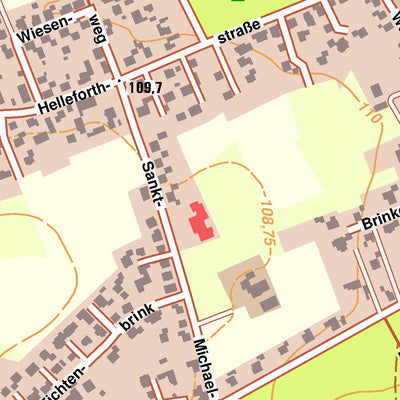 Bezirksregierung Köln Schloß Holte-Stukenbrock 3 (1:10,000) digital map