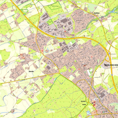 Bezirksregierung Köln Schloß Holte-Stukenbrock 5 (1:10,000) digital map