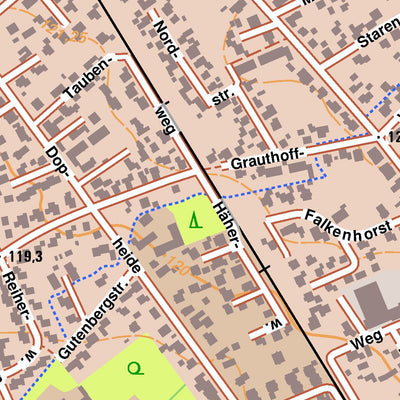 Bezirksregierung Köln Schloß Holte-Stukenbrock 5 (1:10,000) digital map