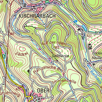 Bezirksregierung Köln Schmallenberg (1:50,000) digital map