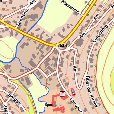 Bezirksregierung Köln Schmallenberg 8 (1:10,000) digital map