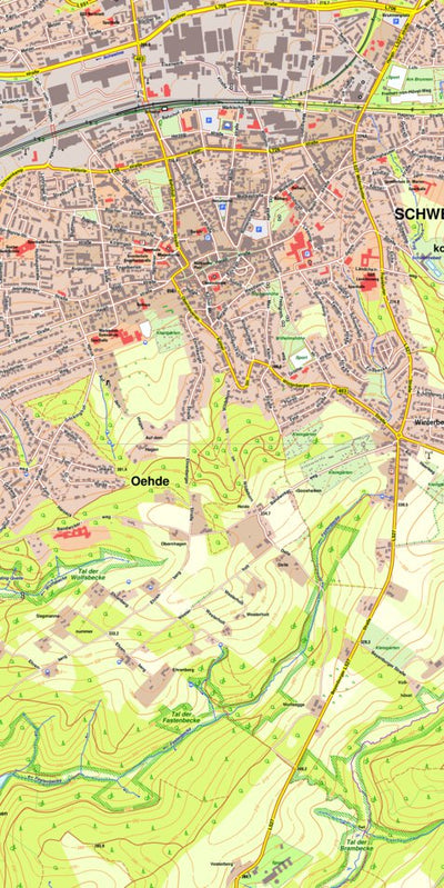Bezirksregierung Köln Schwelm 1 (1:10,000) digital map