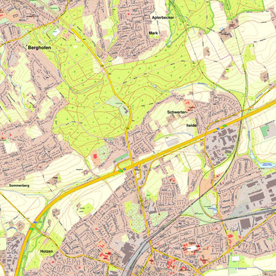 Bezirksregierung Köln Schwerte 2 (1:10,000) digital map