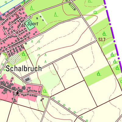 Bezirksregierung Köln Selfkant 1 (1:25,000) digital map