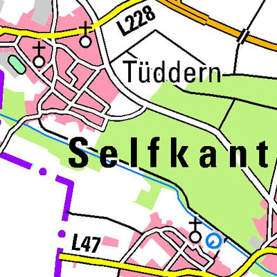 Bezirksregierung Köln Selfkant (1:100,000) digital map