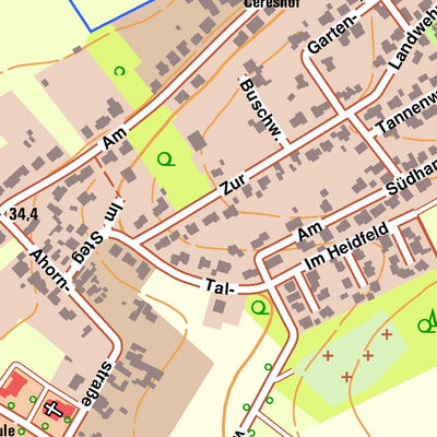 Bezirksregierung Köln Selfkant 4 (1:10,000) digital map