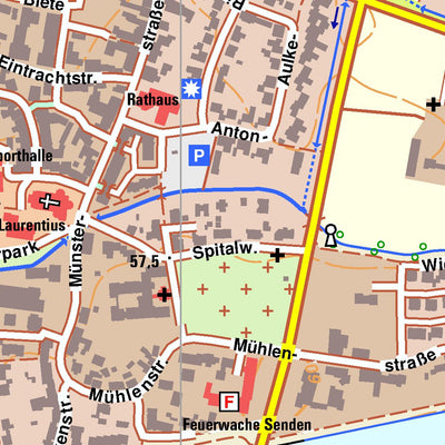 Bezirksregierung Köln Senden 1 (1:10,000) digital map
