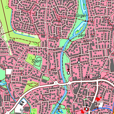 Bezirksregierung Köln Senden (1:25,000) digital map
