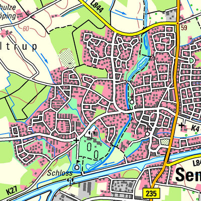 Bezirksregierung Köln Senden (1:50,000) digital map