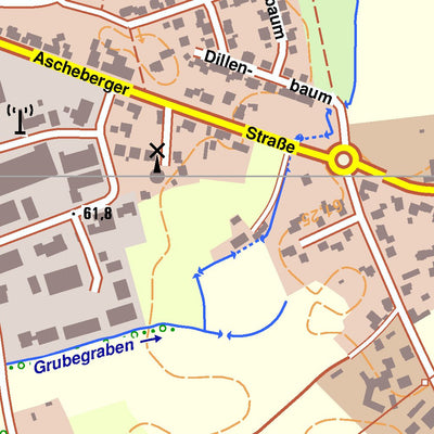 Bezirksregierung Köln Senden 5 (1:10,000) digital map