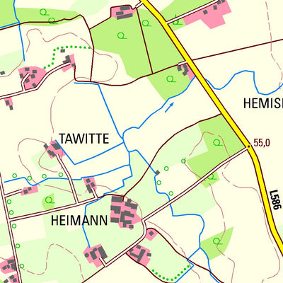 Bezirksregierung Köln Sendenhorst 1 (1:25,000) digital map