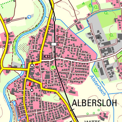 Bezirksregierung Köln Sendenhorst 1 (1:25,000) digital map