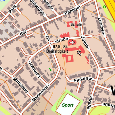Bezirksregierung Köln Siegburg 1 (1:10,000) digital map