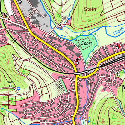 Bezirksregierung Köln Siegen 2 (1:25,000) digital map