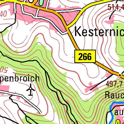 Bezirksregierung Köln Simmerath (1:100,000) digital map