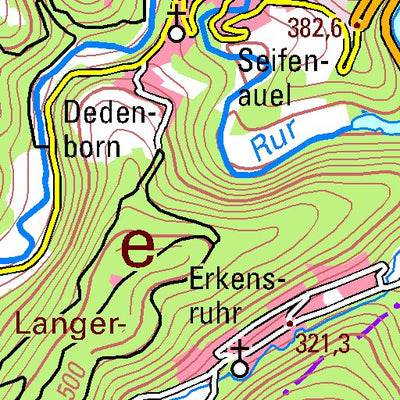 Bezirksregierung Köln Simmerath (1:100,000) digital map