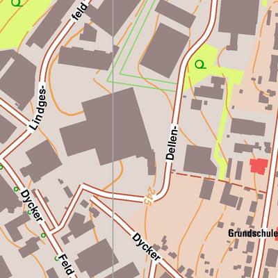 Bezirksregierung Köln Solingen 4 (1:10,000) digital map